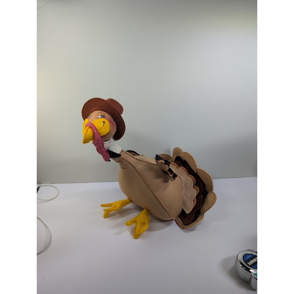 Vintage Annalee 12in Thanksgiving Smiling Pilgrim‎ Turkey 1990s